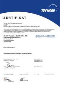 SCC-Zertifizierung - g&uuml;ltig vom 02.03.2020 - 01.03.2023-freigeschaltet